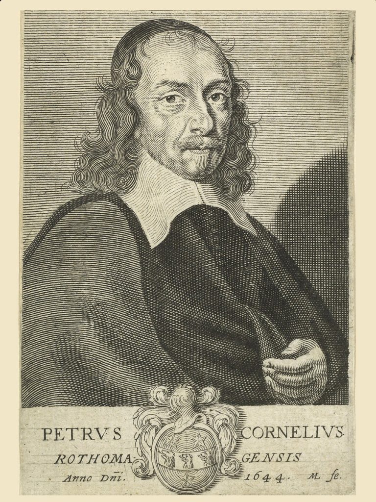 Portrait de Pierre Corneille, frontispice pour édition de 1644
