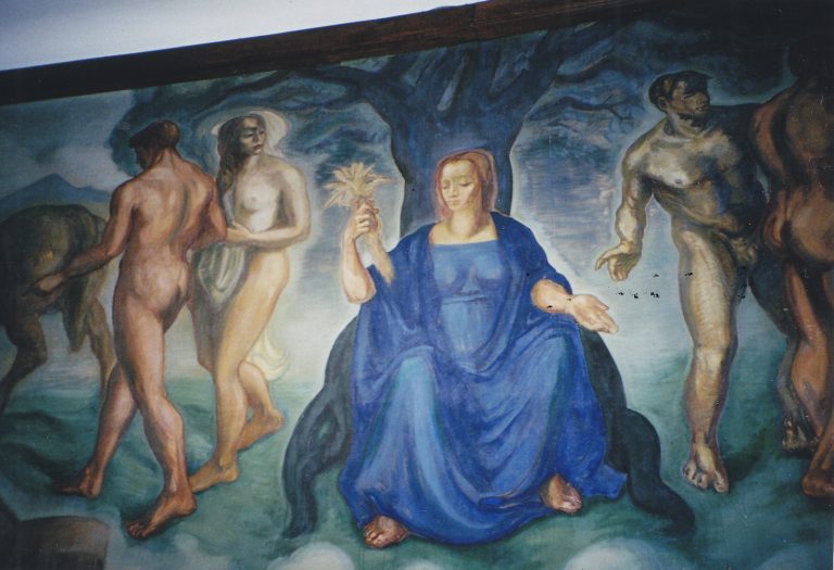 Programme iconographique de la mairie de Croisset. Peinture de Tolmer. Cérès