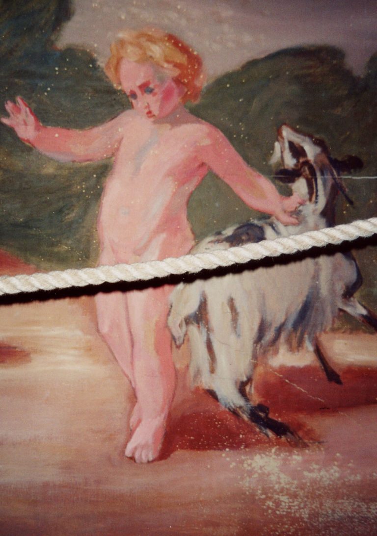 Programme iconographique de la mairie de Croisset. Peinture de Tolmer. Putto