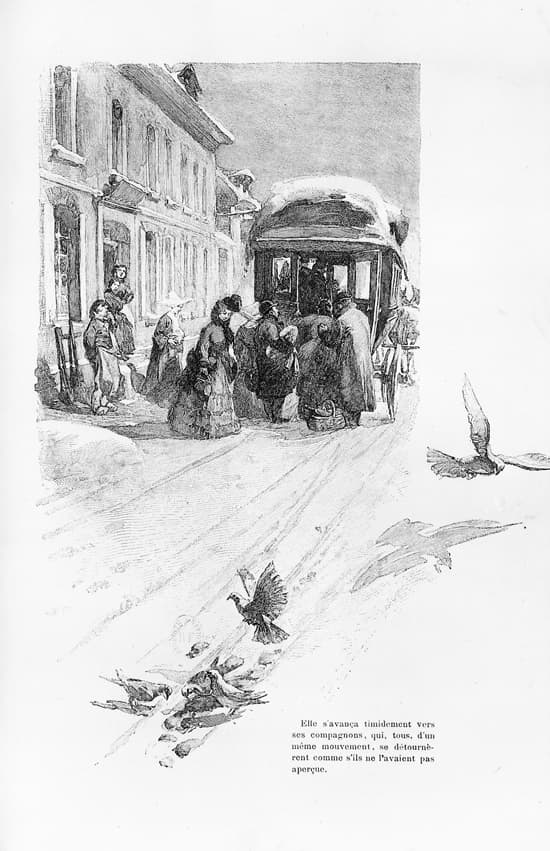 Scène de Boule de suif de G. de Maupassant