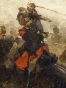 La guerre de 1870. Ulhan en train de charger