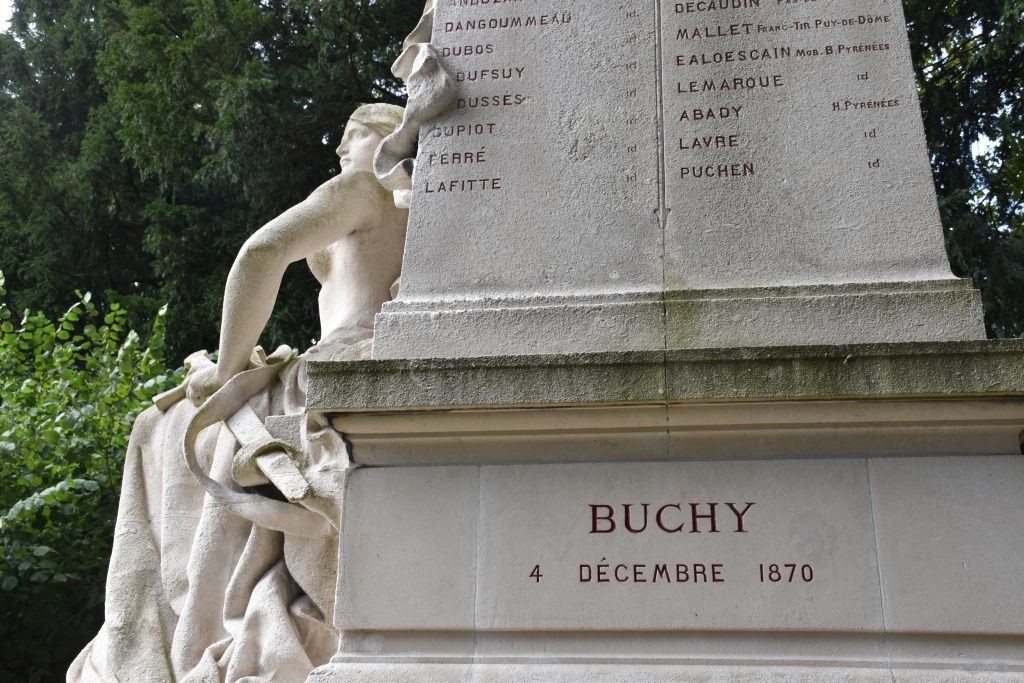 Monument de la guerre de 1870. Cimetière Monumental à Rouen