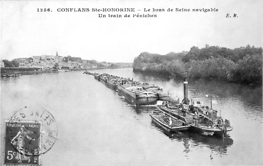 La Seine fleuve Europe 1866
