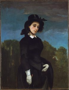 Courbet, L'Amazone, 1856. Le modèle : Louise Colet