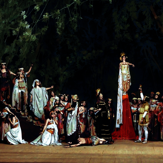 Salammbô ballet Bolchoï 1910, monde non occidental