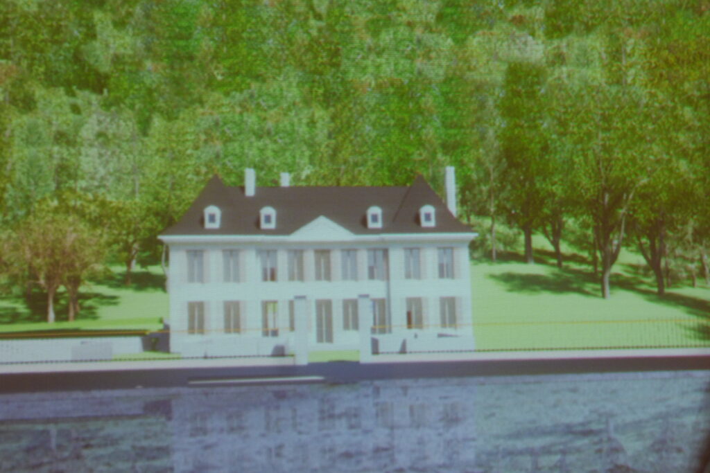Maquette de la maison de Croisset reconstituée